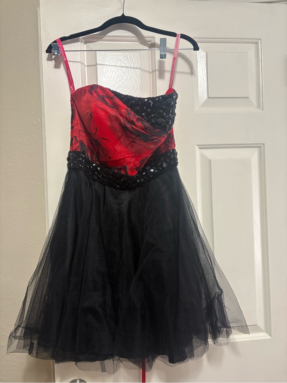 Black and Red Dress